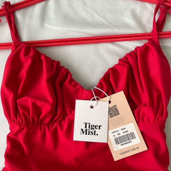 Tiger Mist Red Dress - Picture 2 of 6